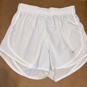 Nike Women’s running shorts. Size small. White